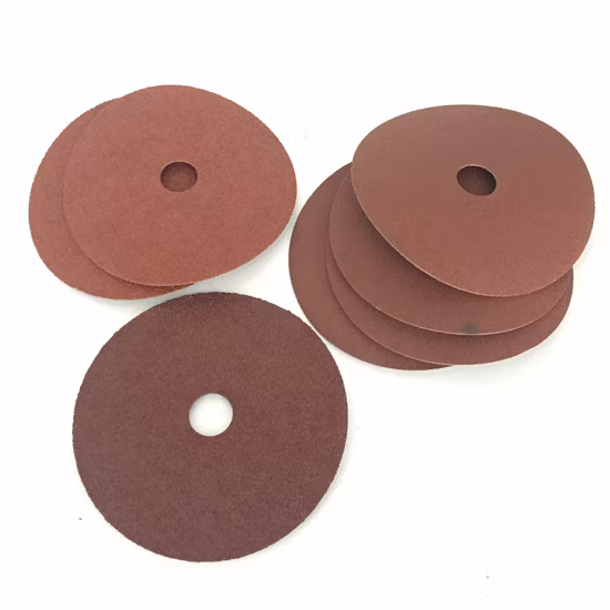 Disco in fibra per levigatura vulcanizzato con abrasivo ceramico, allumina fusa con zirconio, ossido di alluminio, carburo di silicio