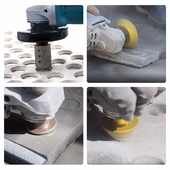 Punte per carotaggio con foro diamantato M14 8 mm